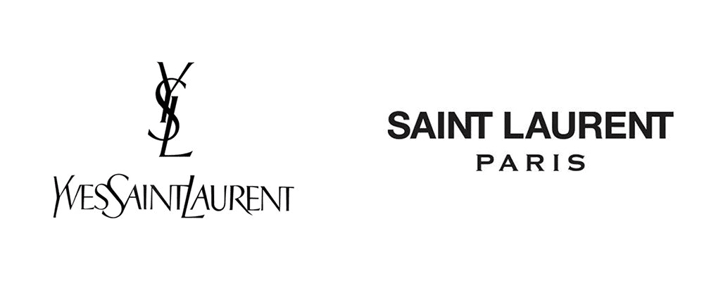 Saint Laurent Fashion Rebranding
