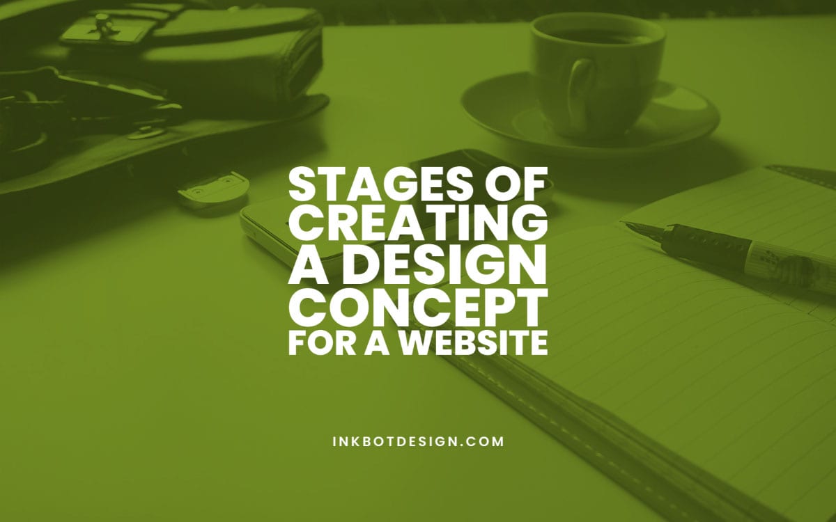 Stages Creating Design Concept Website