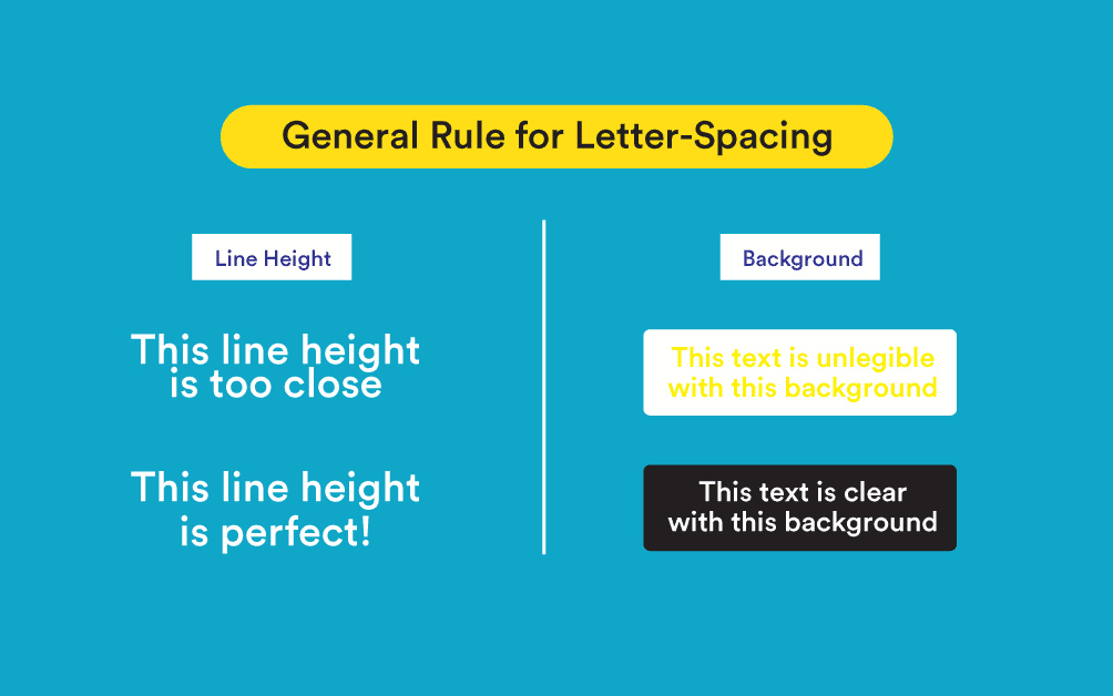 General Rule For Letter Spacing