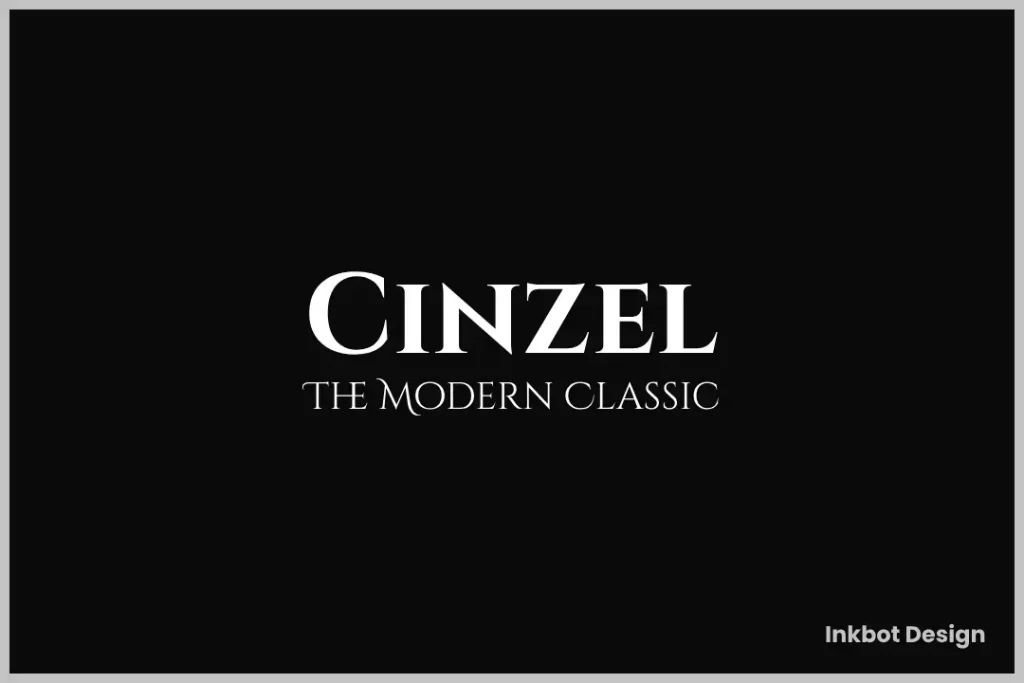 The Modern Classic Cinzel Font