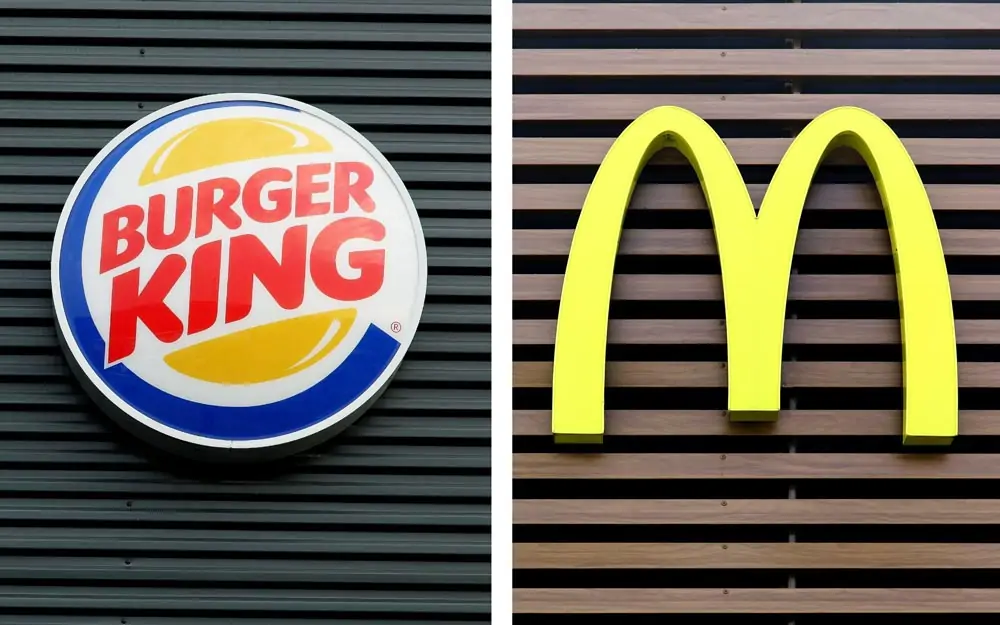 Burger King And Mcdonalds Logos