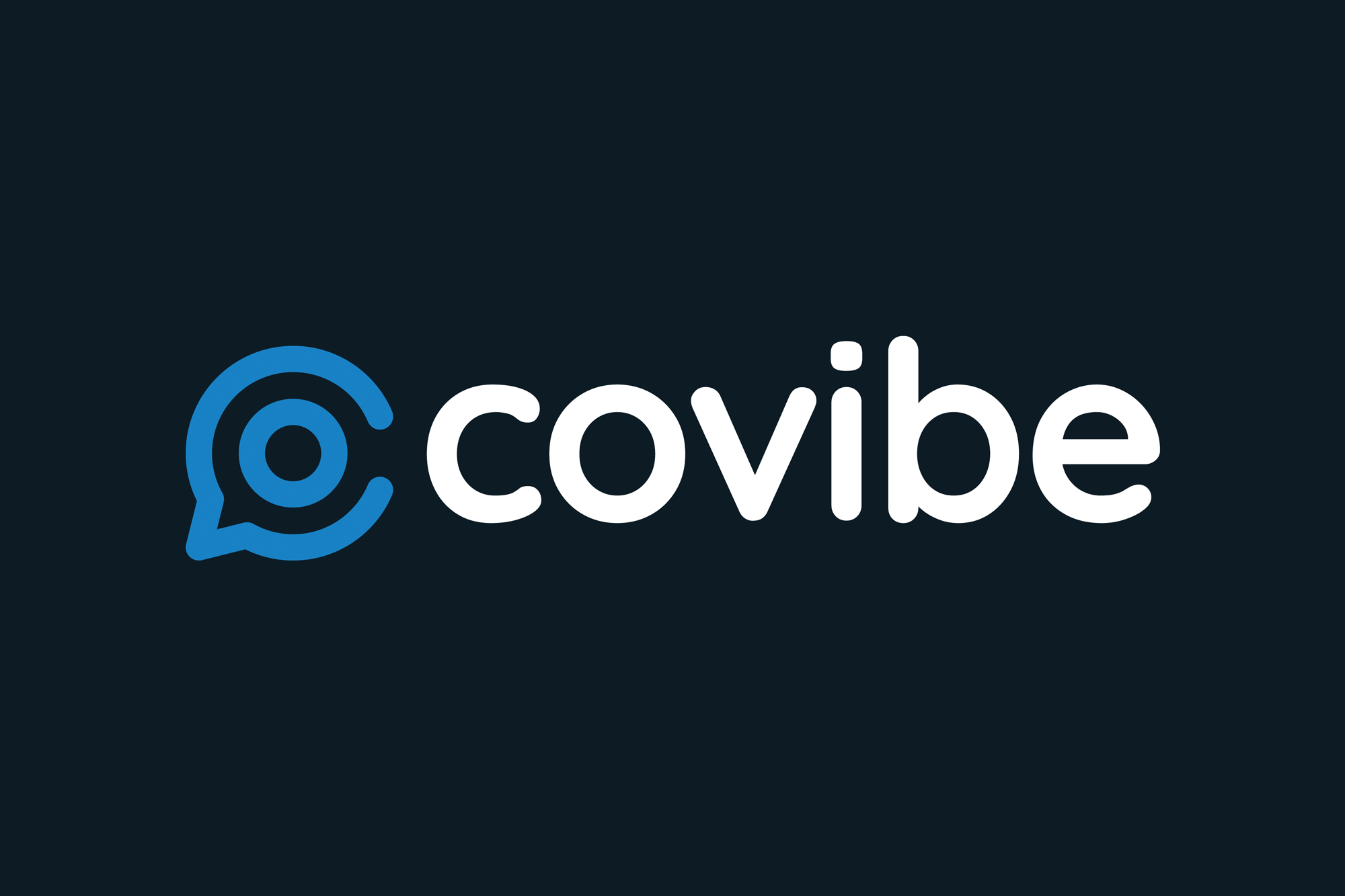 Covibe Dark Logo Design Example