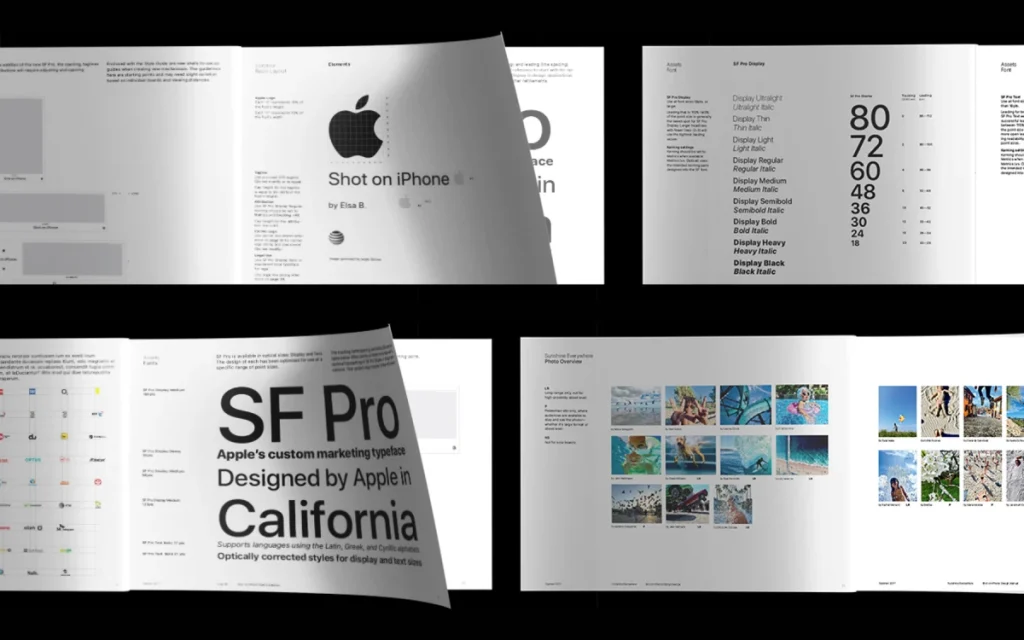 Example Of A Brand Guide From Apple