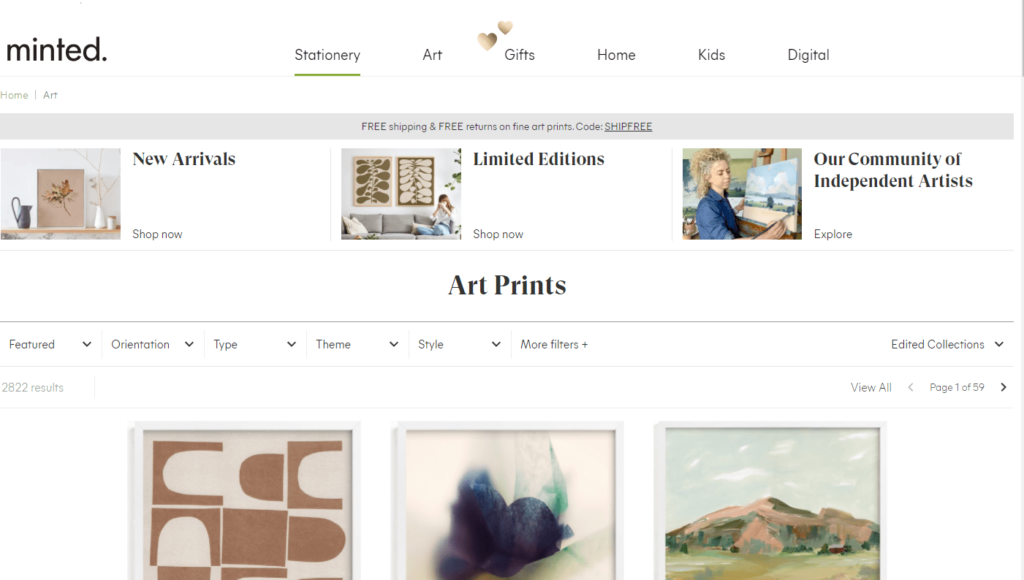 Sell Art On Minted Online