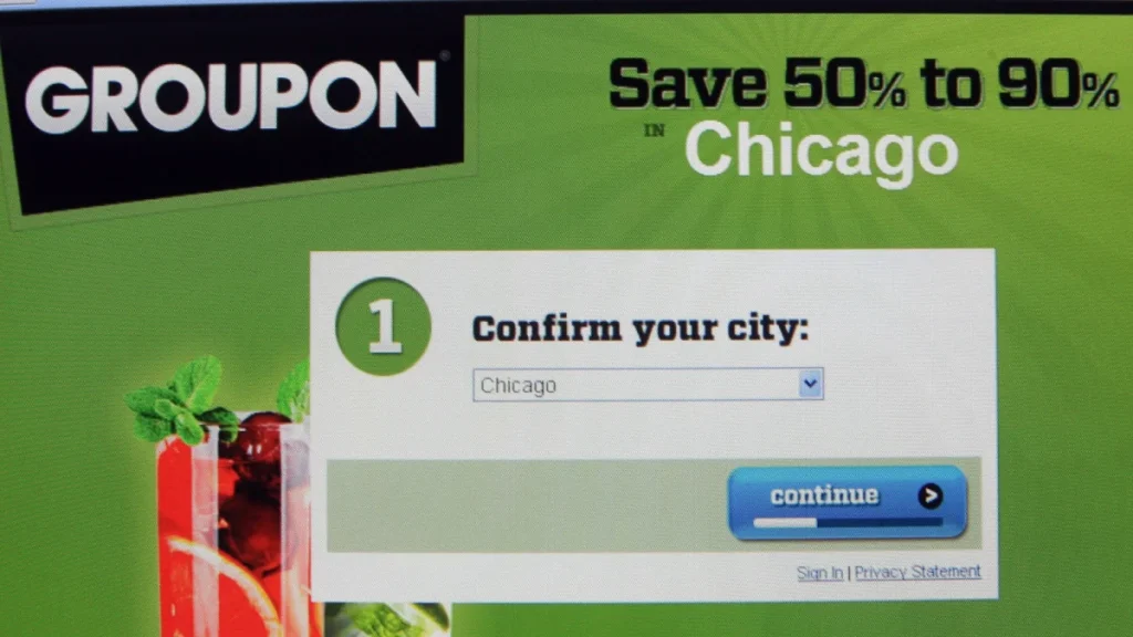 Groupon Coupon Marketing Example