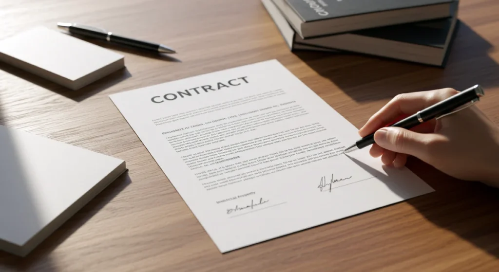 Handling Payments, Contracts, And Intellectual Property Rights