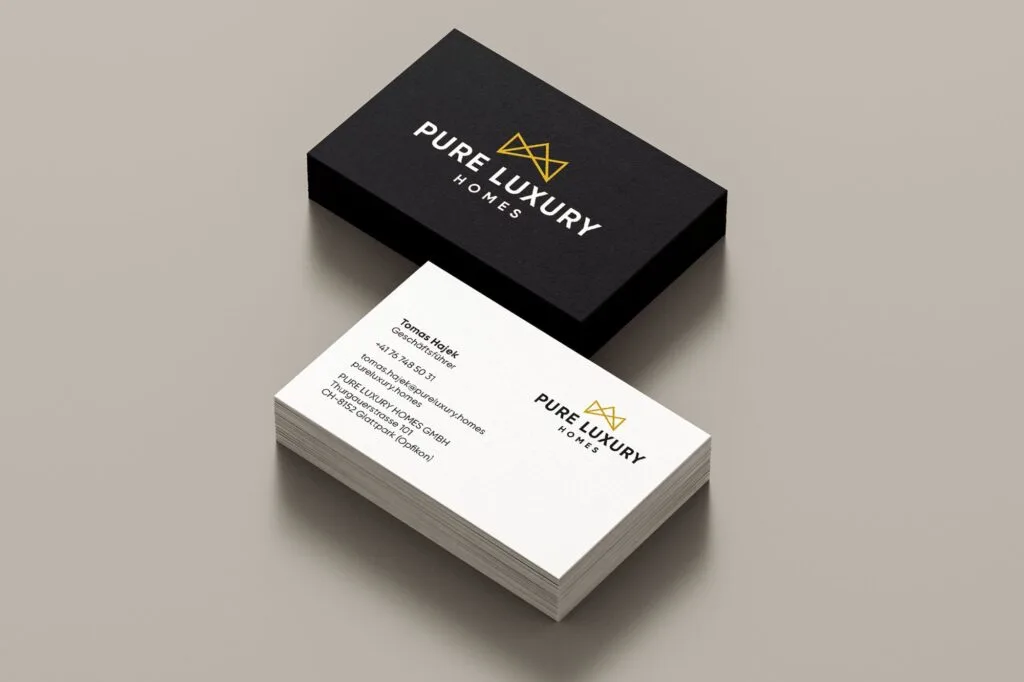 Pure Luxury Business Card Design Services