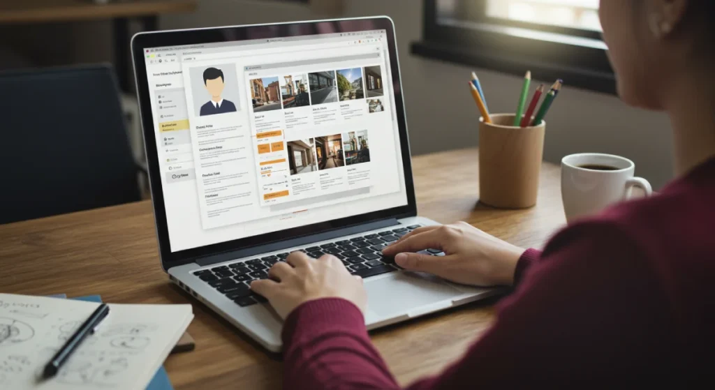 Graphic Designer Applying For Design Jobs Online
