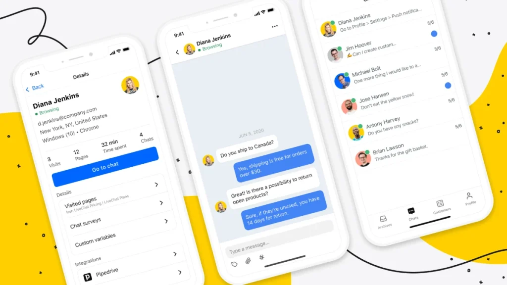 Live Chat Customer Support On Mobile