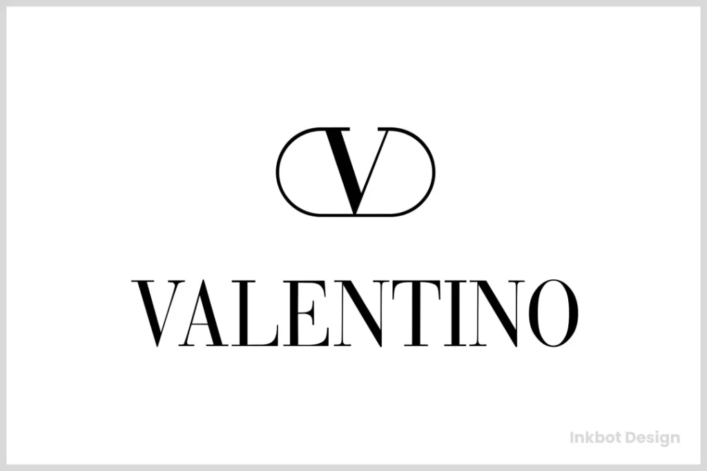 Valentino Fashion Brand Logo Design