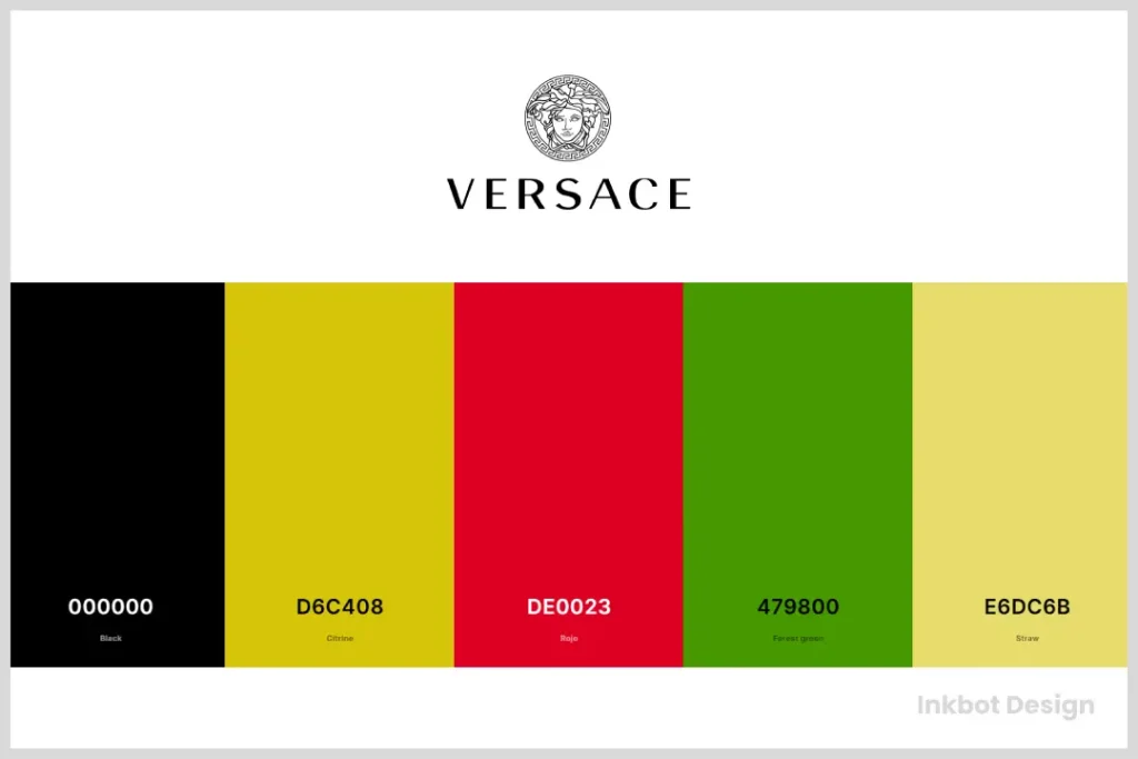 Versace Brand Colours