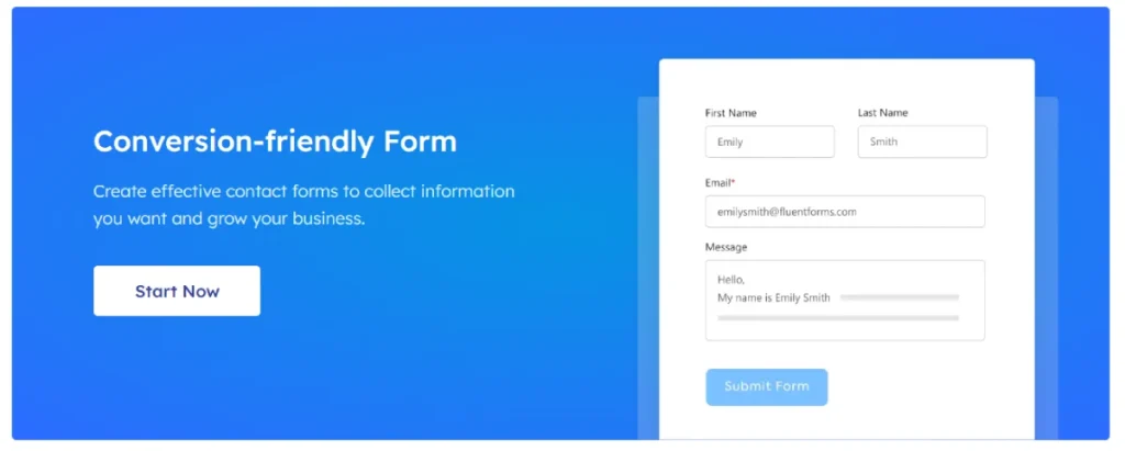 Fluent Forms Wordpress Plugin