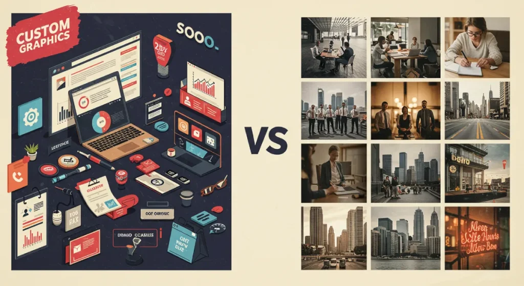 Custom Graphics Vs Stock Images In Email Marketing