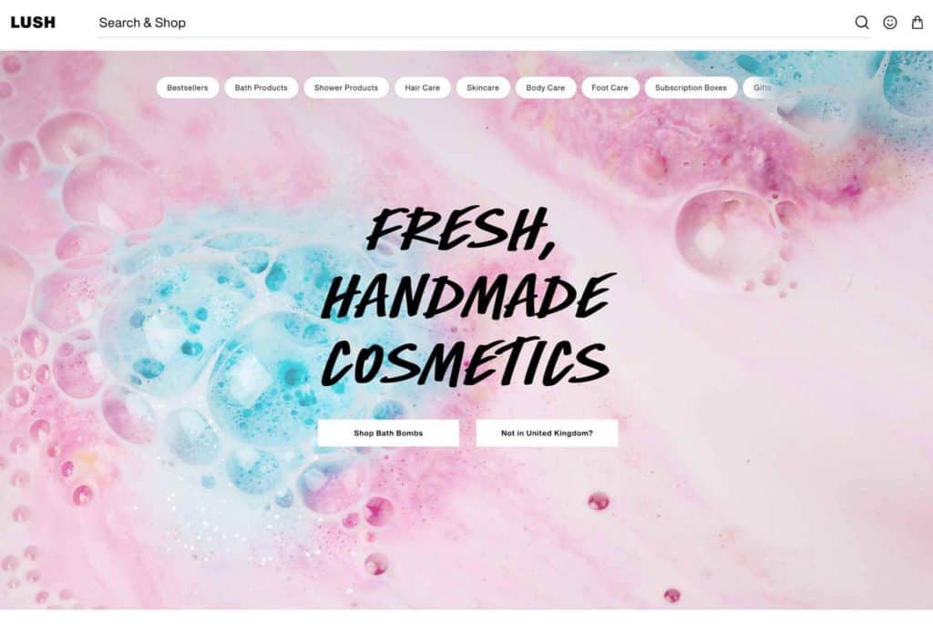 Clear Brand Message Lush Branding