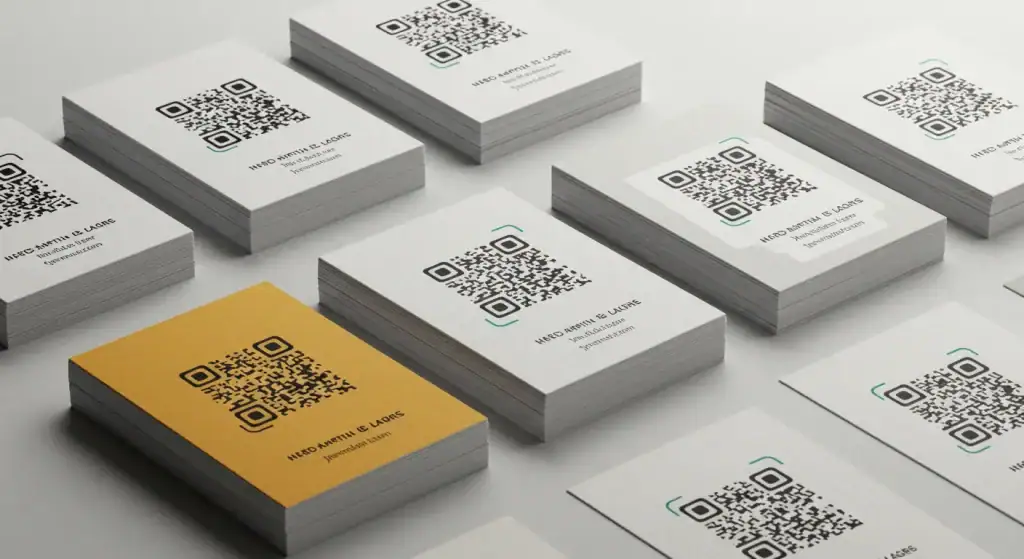 Custom Qr Code Business Card Designs
