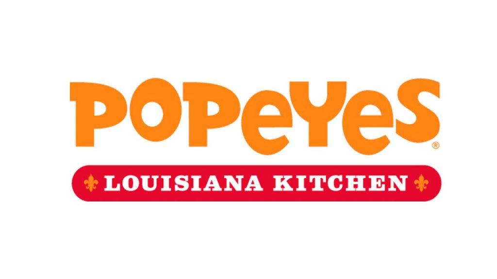 Popeyes Fast Food Logo Design Example