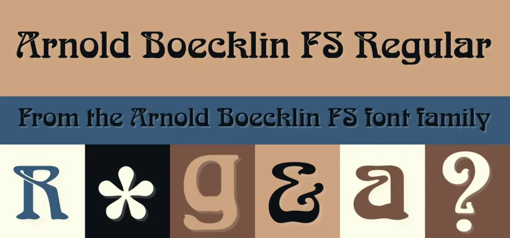 Arnold Böcklin Font