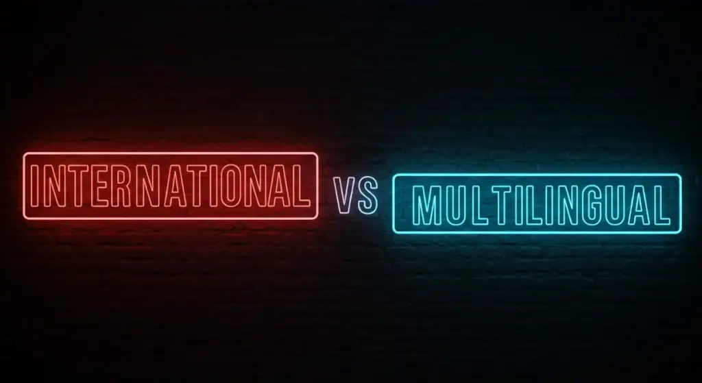 Critical Distinction Between International And Multilingual Seo