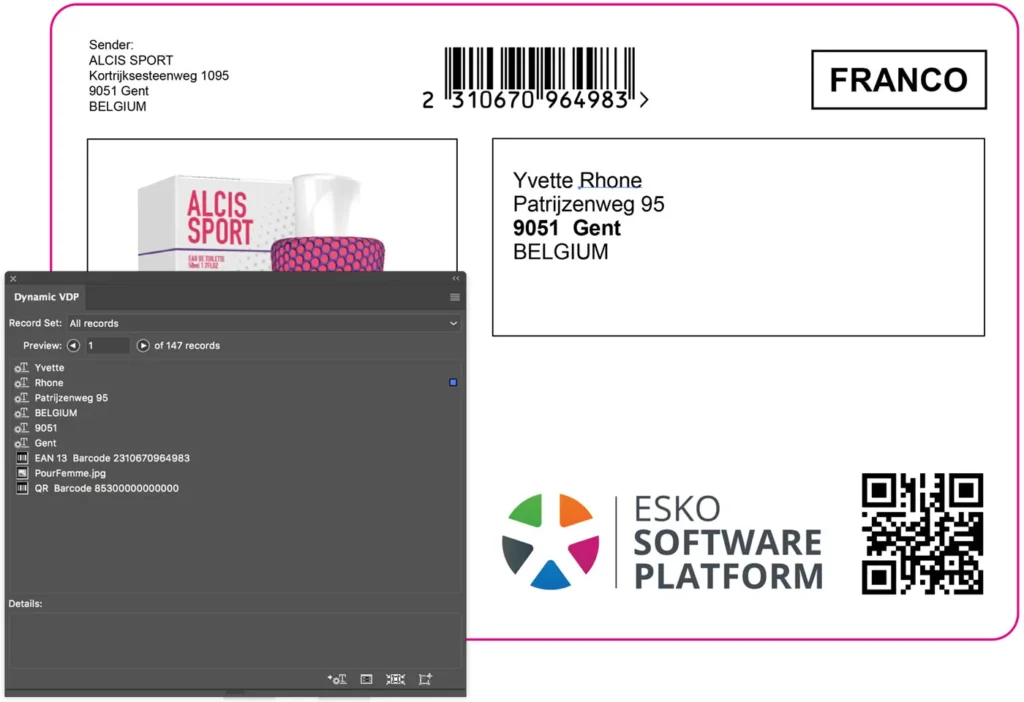 Esko Dynamic Barcodes Plugin For Illustrator