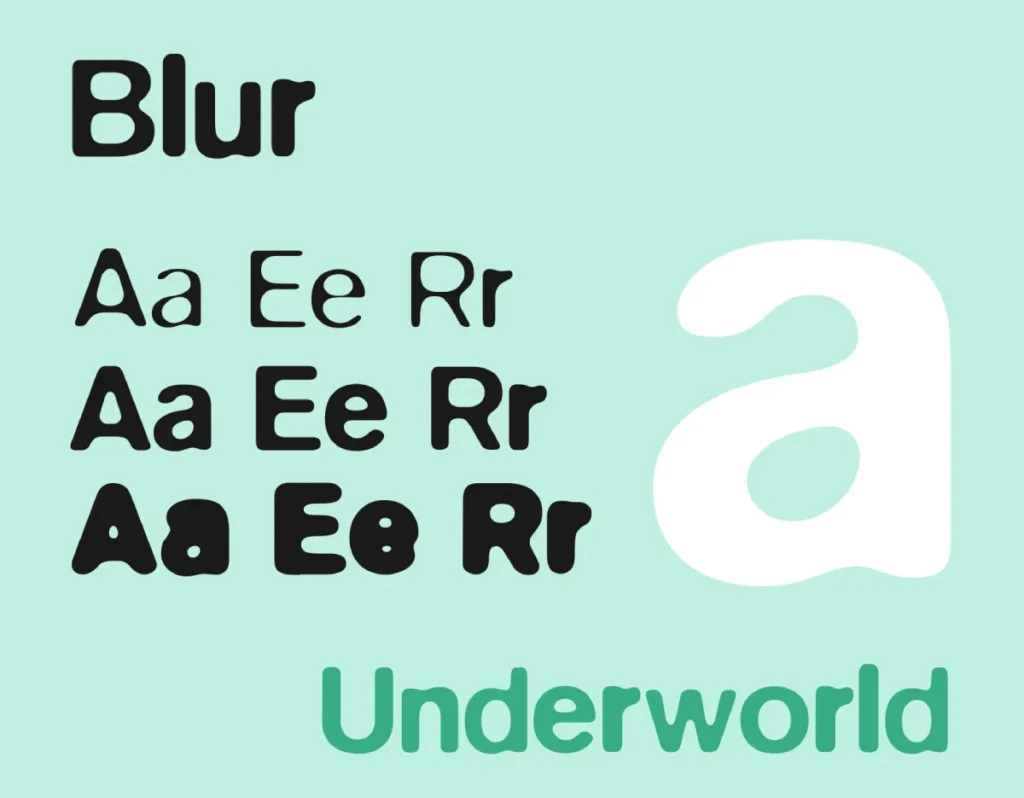 Ff Blur Font