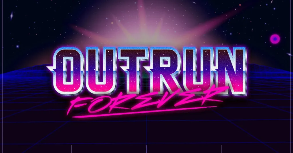 Outrun Font Style