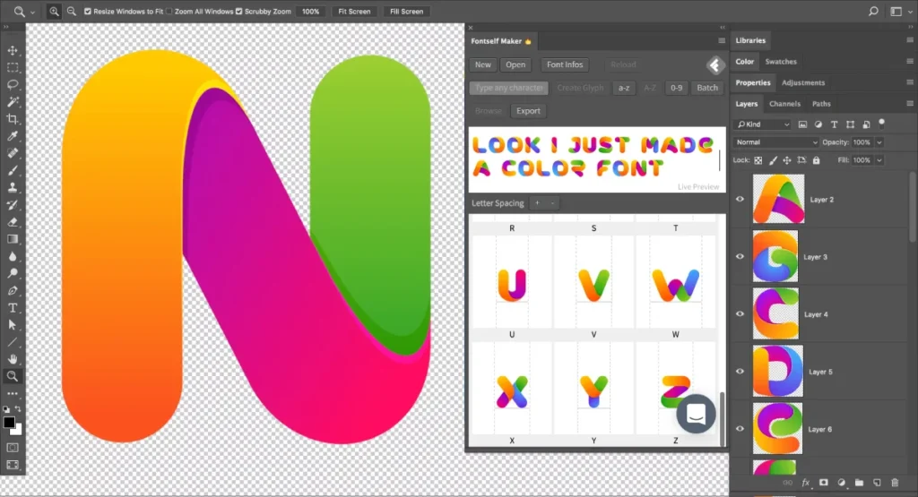 Adobe Illustrator Plugins Fontself Maker
