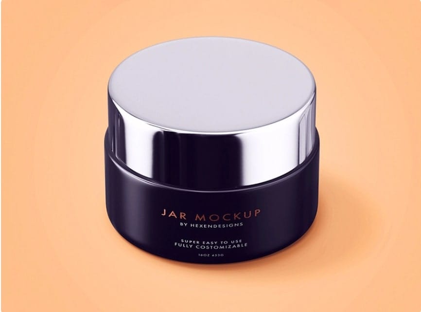 Cosmetic Cream Jar Mockup