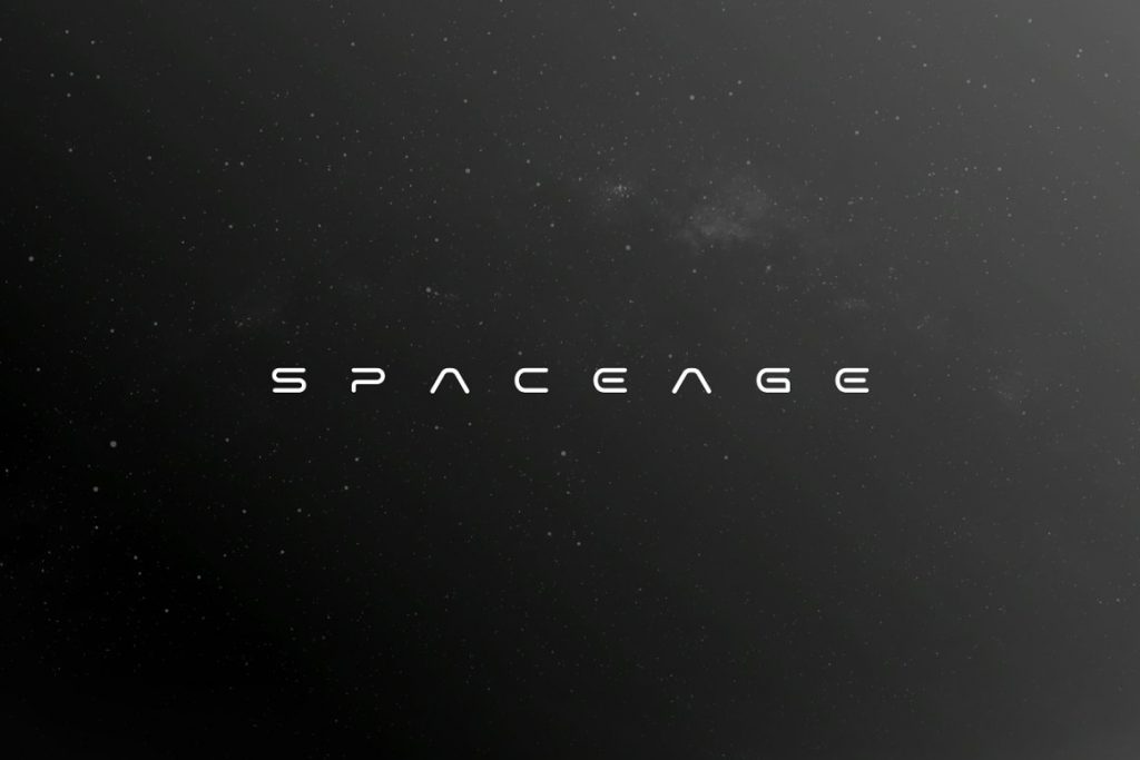 Space Age Fonts Futuristic
