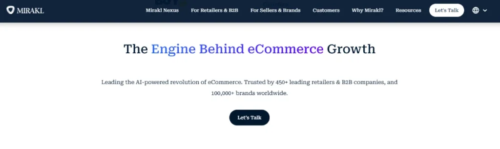 Mirakl Ecommerce Builder