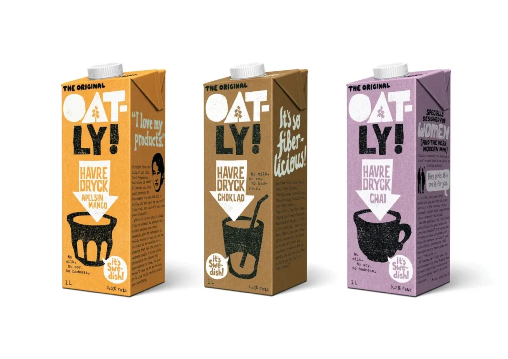Oatly Packaging Design Solutions