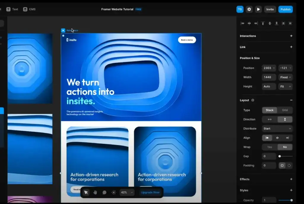 Framer App Design Tools