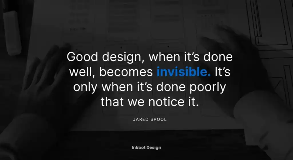 Good Design Invisible Quote