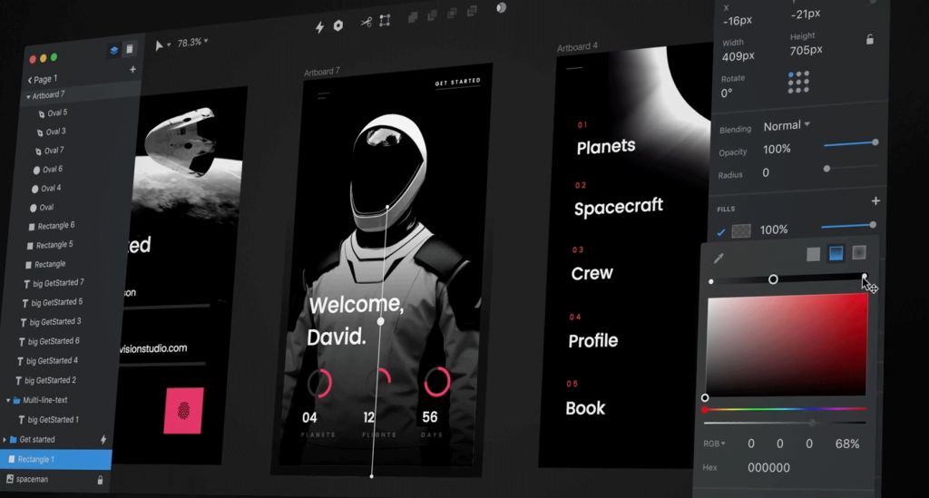 Invision Mobile App Design Tool