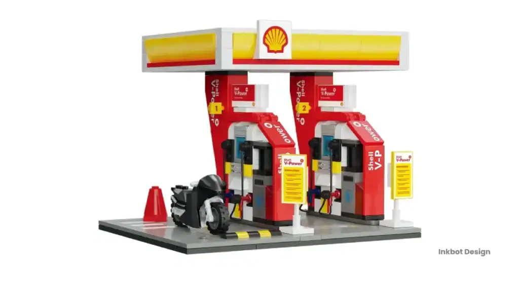 Shell And Lego Co Branding Partnership