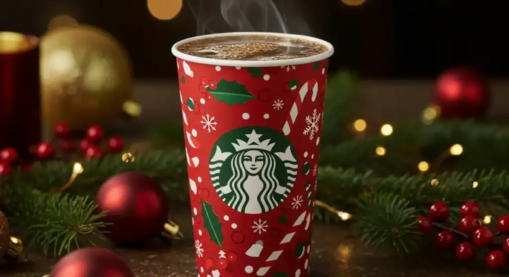 Starbucks Seasonal Branding Example Christmas