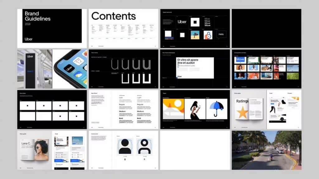 Uber Brand Guidelines Example