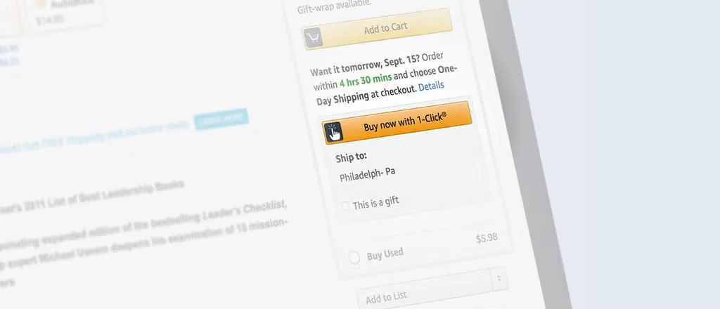 One Click Checkouts Amazon