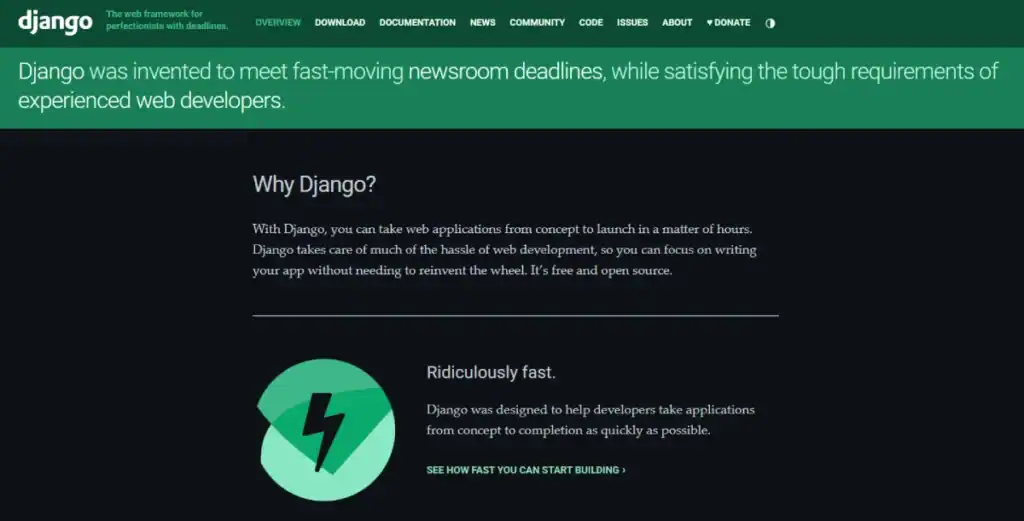 Django Web Developer Framework