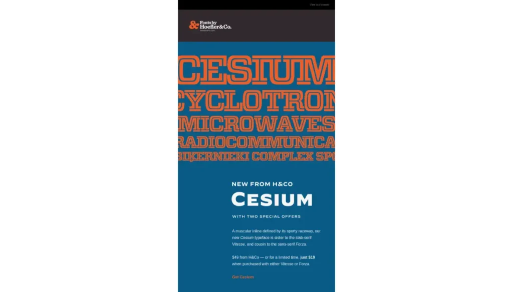 Typography In Email Design Trends