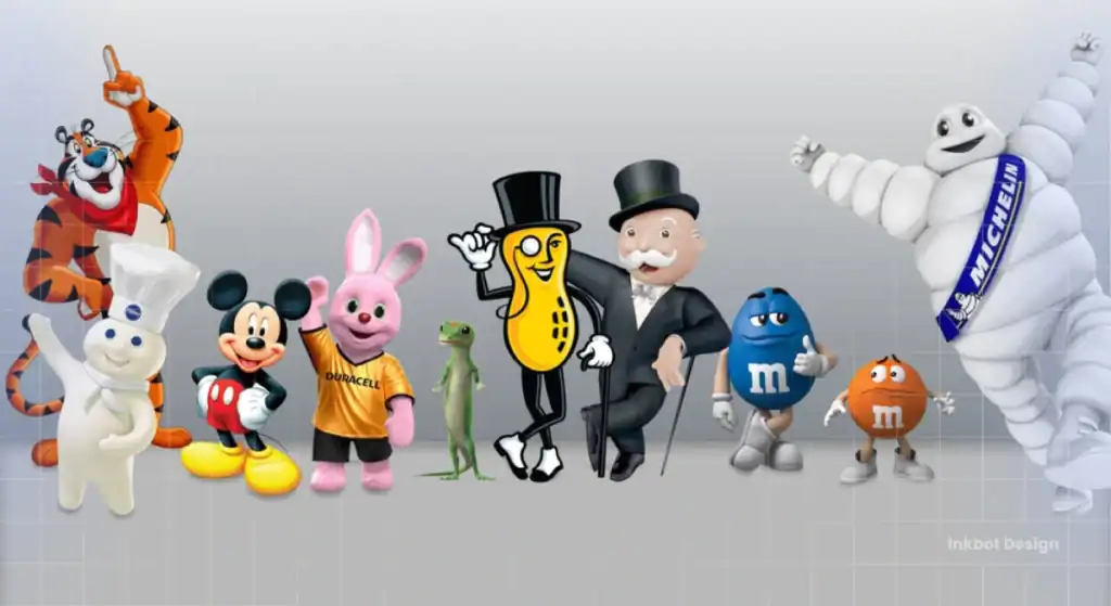 Famous Company Brand Mascots Examples