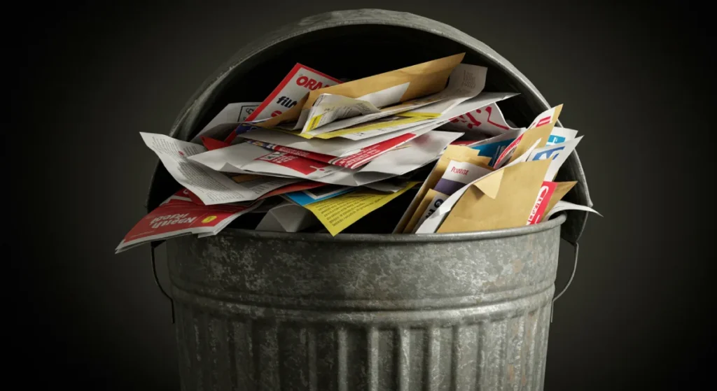 Why Most Direct Mail Goes Straight Into The Bin
