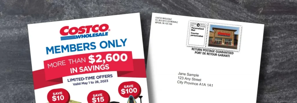 Direct Mail Marketing Example Costco