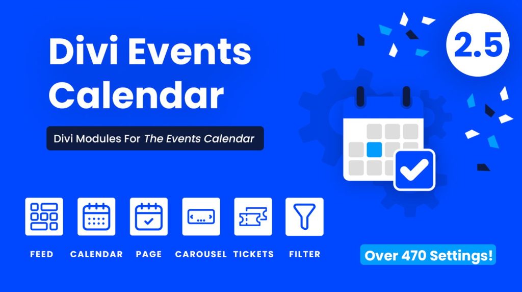 Divi Events Calendar Plugin