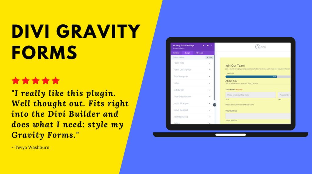 Divi Gravity Forms Plugins