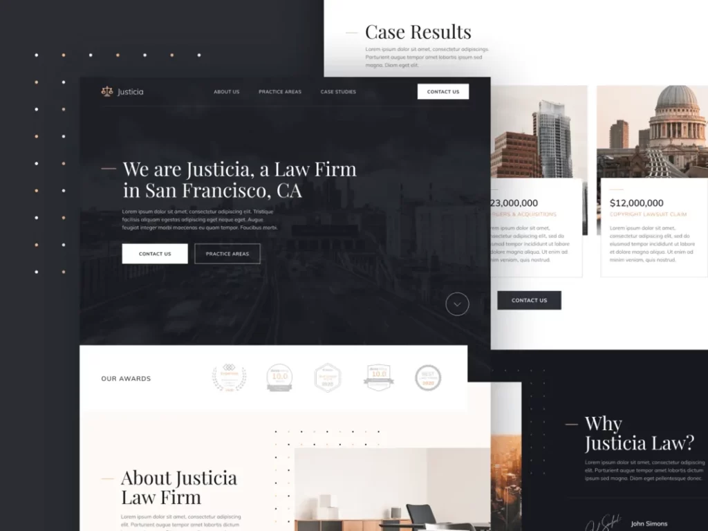 Law Firm Website Template