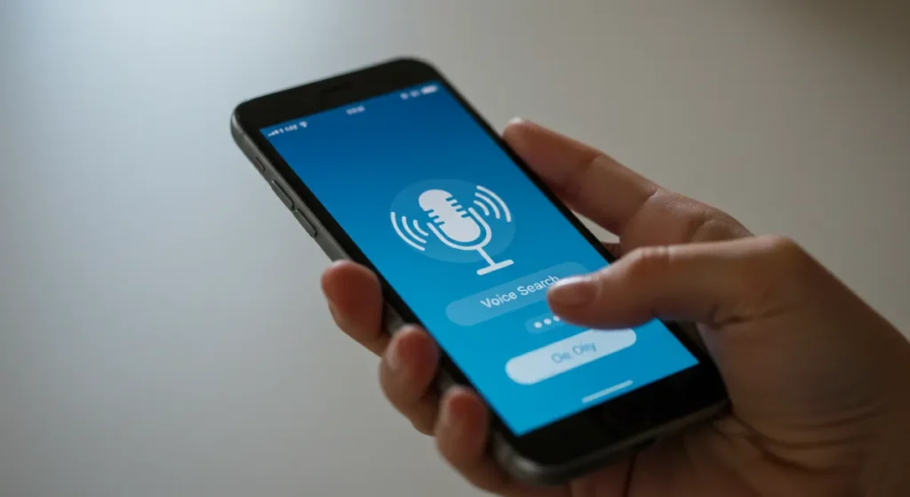 Voice Search In 2025 On A Mobile Phone