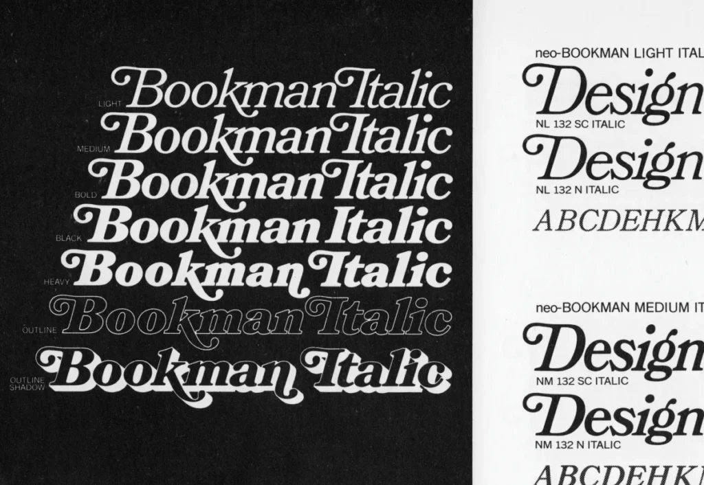 Bookman Swash Font