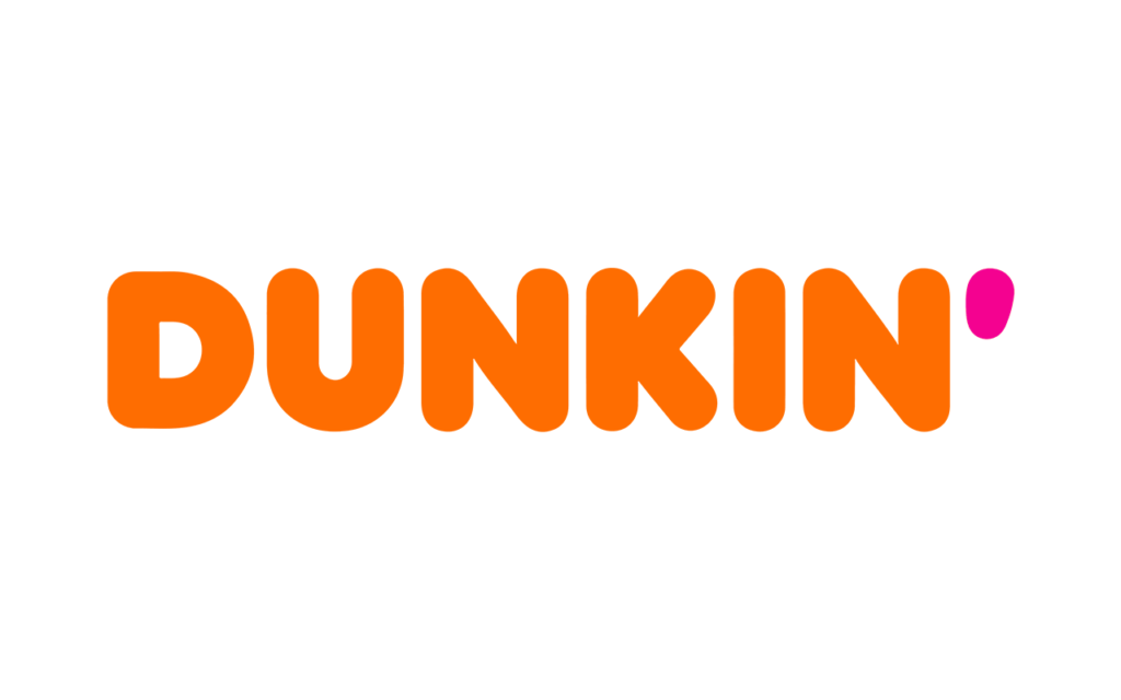 Dunkin Logo Design Orange