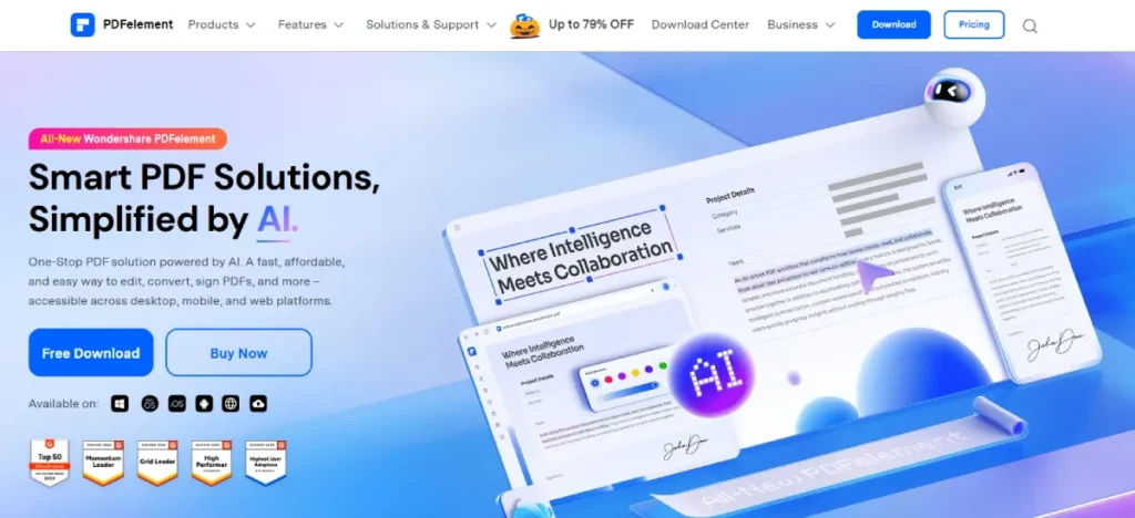Wondershare Pdfelement Software