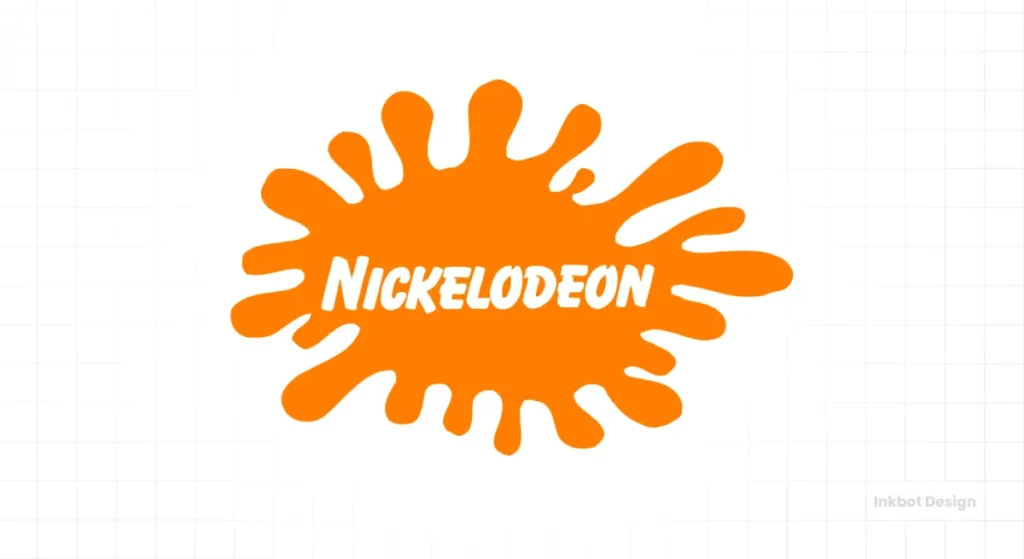 Nickelodeon Logo Design In Orange